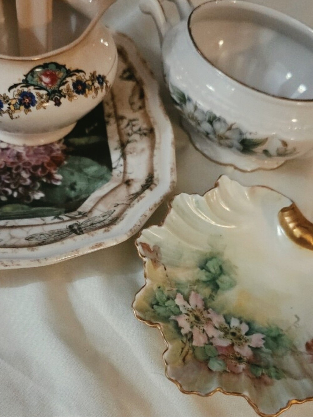 1910 1766 Marked Decorative Matching Mismatched Chinaware Collectibles